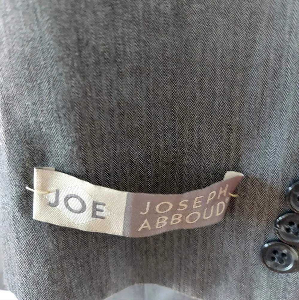 Joseph Abboud Mens Blazer Size 38 Regular Gray Charcoal 2 Button Jacket New